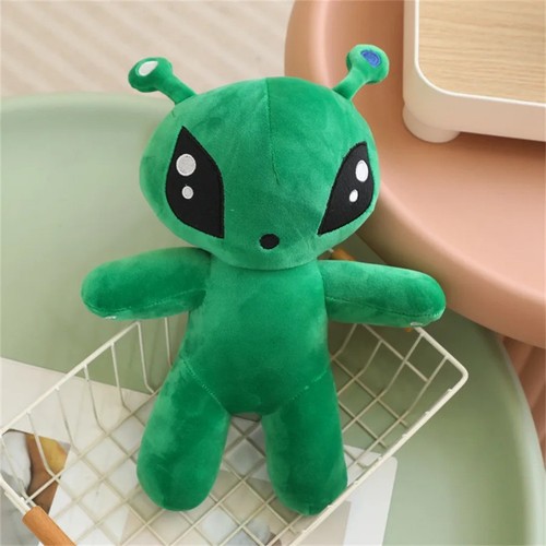 30cm green alien plush - green,
