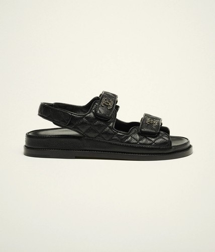 Chanel sandals grained - chanel,