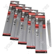 Reciprocating Sabre Saw Blades R644D 150mm Long High Carbon Steel HCS 25 Pack