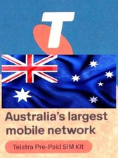 NEW, AUSTRALIAN, TELSTRA, Trio SIM CARD starter kit. For using in AUSTRALIA.