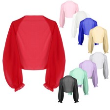 Womens Chiffon Long Raglan