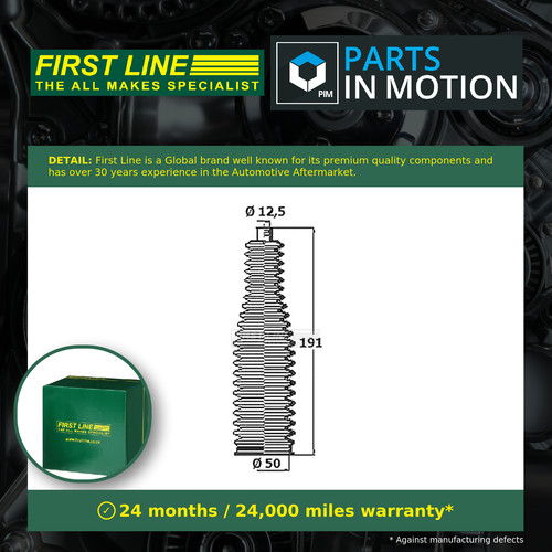 Steering rack boot - steering,