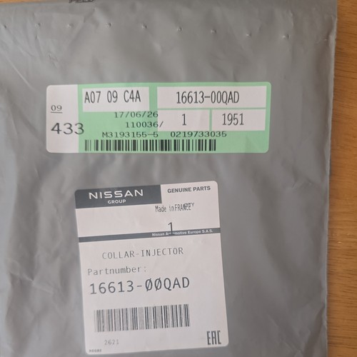 Genuine nissan collar injector - nissan, collar-injector