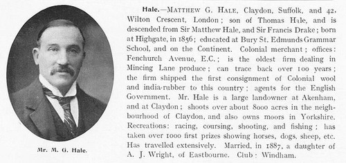 Matthew hale claydon - of,