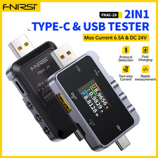 FNAC-28 FNB58 Type-C Meter USB-A Trigger Voltmeter Ammeter Fast Charging Protoco