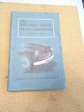 The Hillman Minx Owner's