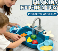 Kids Pretend Play Kitchen Sink