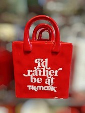 Tk Max Red Large Shopping Bag