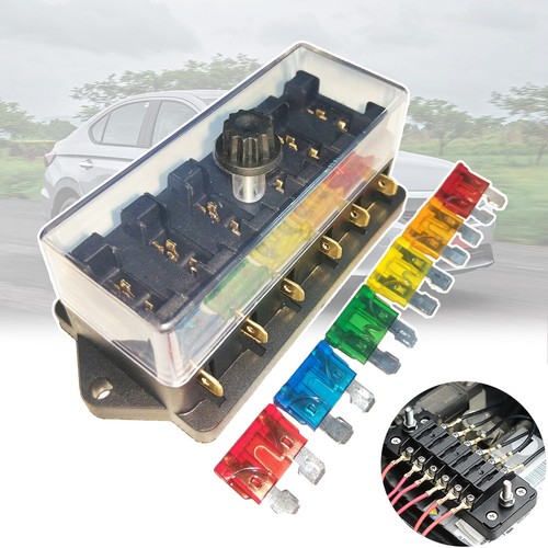 Universal blade fuse box way - 6,
