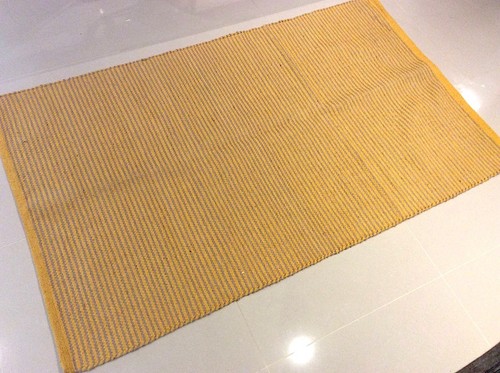 Yellow beige striped natural - yellow,