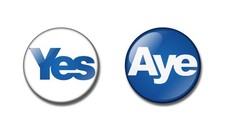 Vote YES 25, 38, 59mm badge