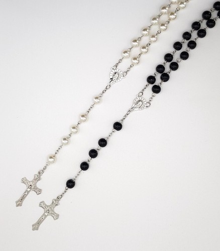 Rosary beads necklace - rosary,