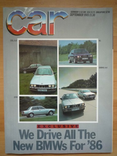 1985 car sep bmw - sep,