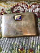 777 COY RASC Germany 1945/46 Brass & Enamel Cigarette Case WW2 WWII