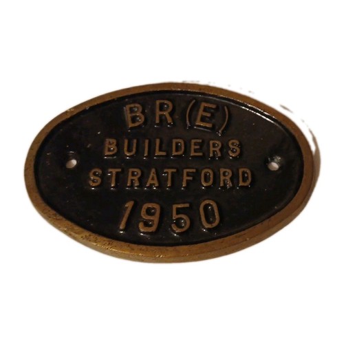 Railwayana brass 1950 - railwayana,