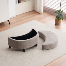 Soft fabric sofa armchair - fabric,