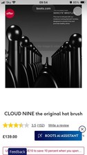 CLOUD NINE Hot Brush | Shiny