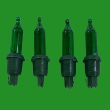 4x 12V Push In Green Coloured