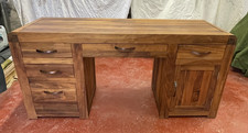 Shiro Solid Walnut Study Desk