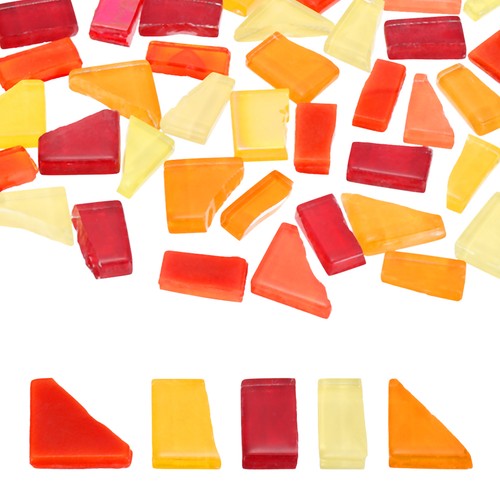 Irregular glass mosaic tiles - irregular,