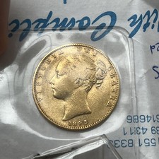 1843 Full Gold Sovereign. In