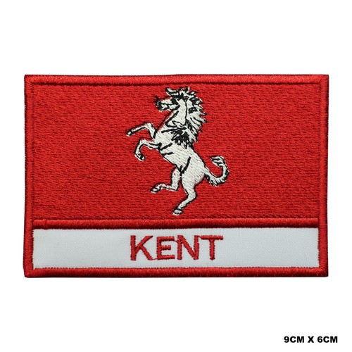 Kent county flag iron patch - iron, on