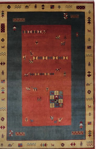 Stunning tribal oriental rug - tribal,