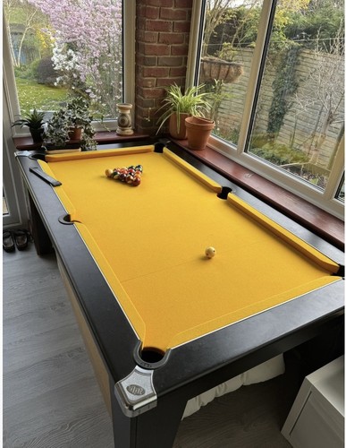 6ft pool table - table, wood