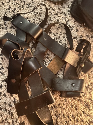 Police black leather - 4, x