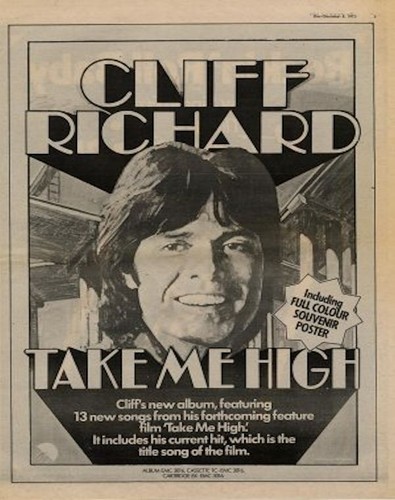 Cliff richard take high uk - richard, me
