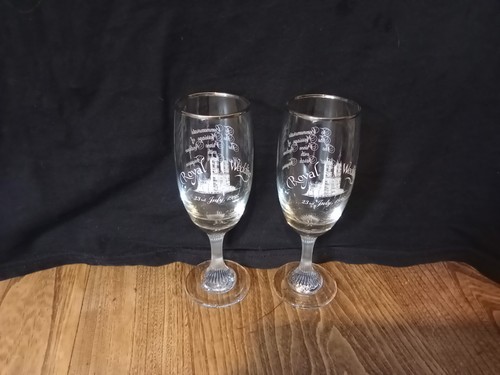 Champagne flutes royal wedding