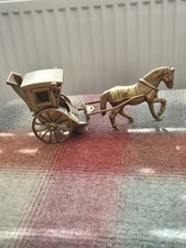Brass Horse Carriage