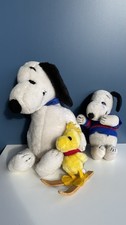 Vintage Snoopy Bundle Plush Toys With Bird
