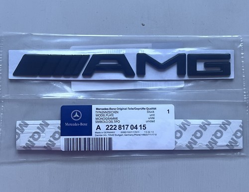 Genuine mercedes amg matte - genuine,