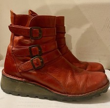 Fly red Ladies Boot Size 40