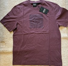 Barbour T Shirt Purple Logo