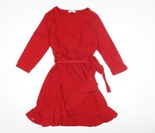 Oasis Women's Red Polka Dot