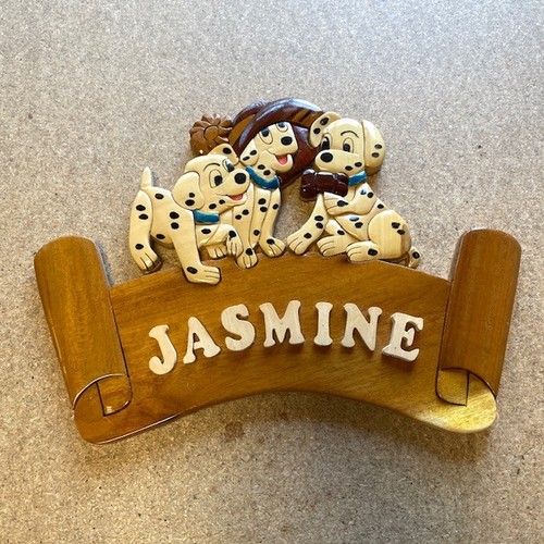 Wooden dalmatian puppies - wooden,