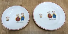  1960s Original Pinky And Perky  886102 Plate & Saucer by Keele St Pottery