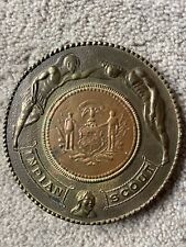 Vintage Indian Scout Belt Buckle Brass Tiffany Studio New York Lot of 2