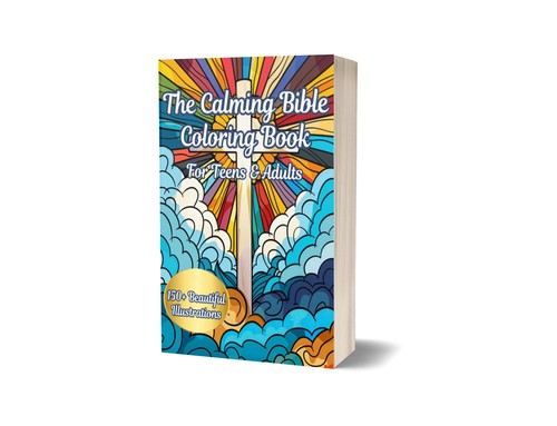 The calming bible colouring - the,