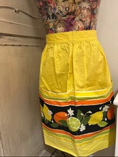 Vintage Yellow fruits half