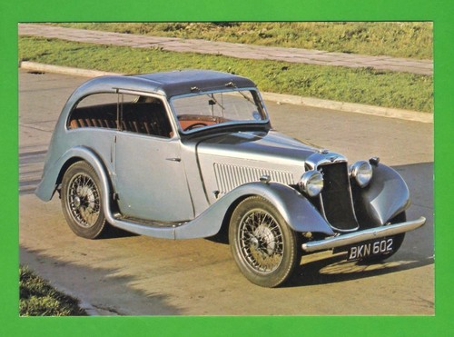Coventry museum car postcard - coventry,