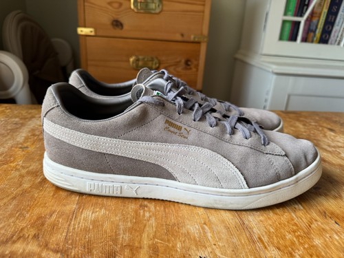 Mens puma court - mens, grey