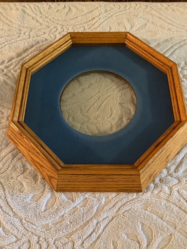 Octagonal wooden wall - wooden, mount