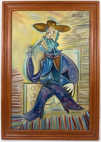 Pablo picasso oil - pablo, (handmade)