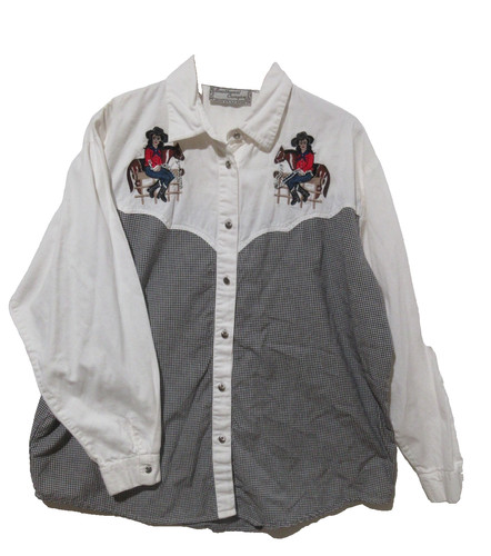 Unique rare 3xl vtg western - rare,