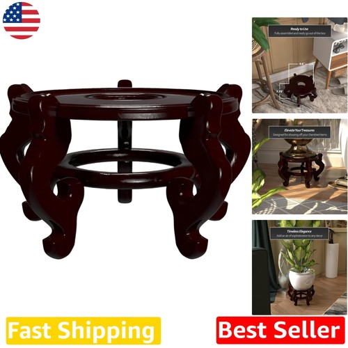Elegant rosewood fishbowl - rosewood,