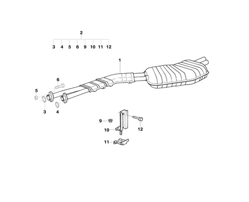 Bmw genuine silencer add - bmw,