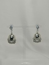 Indian Pakistani Silver Jhumka